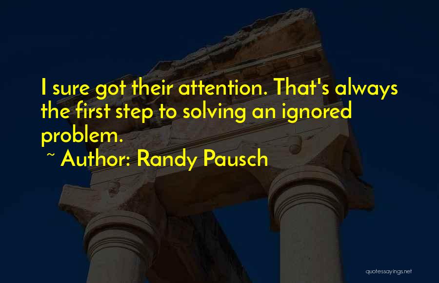 Pausch Quotes By Randy Pausch