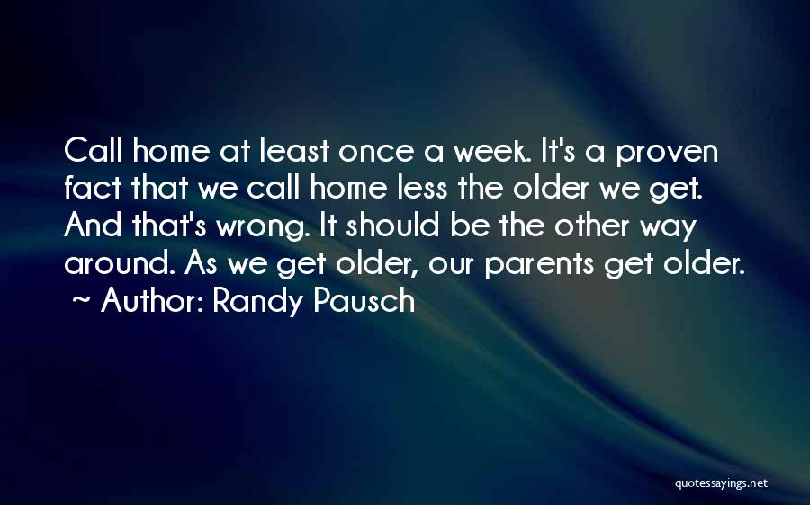 Pausch Quotes By Randy Pausch