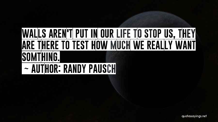 Pausch Randy Quotes By Randy Pausch