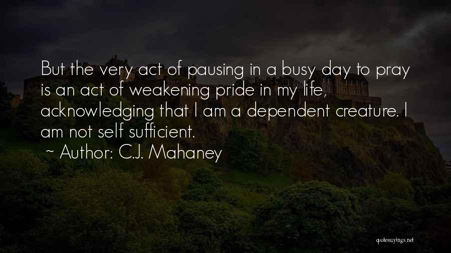 Pausing Quotes By C.J. Mahaney