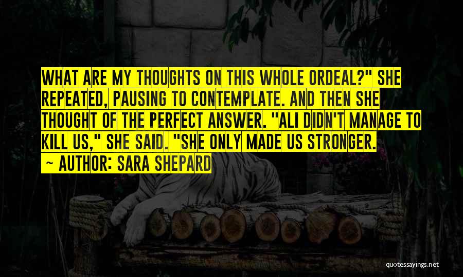 Pausing Quotes By Sara Shepard