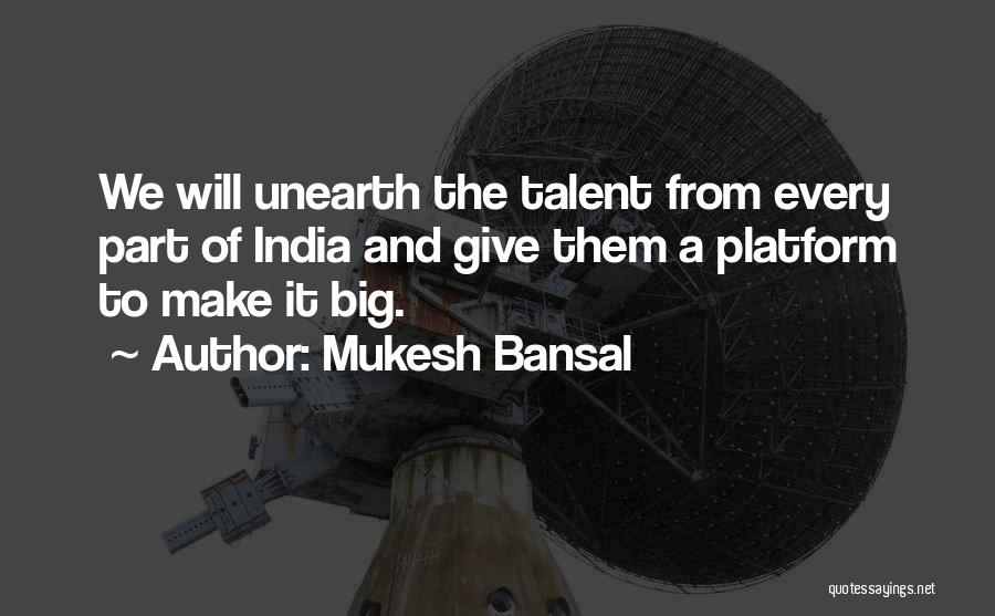 Paveri Pin Quotes By Mukesh Bansal