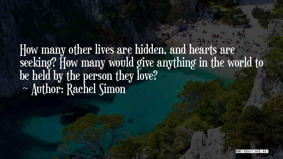 Paviasher Quotes By Rachel Simon