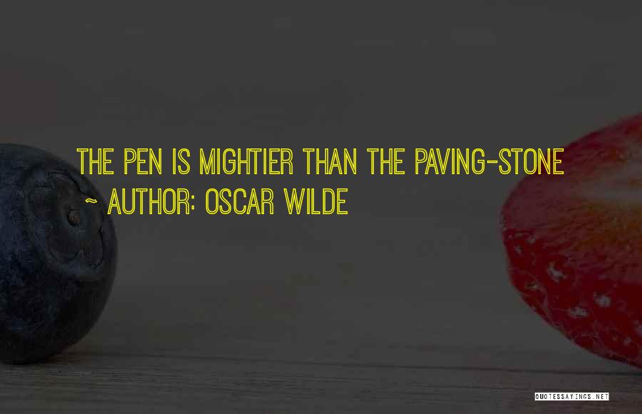 Paving The Way Quotes By Oscar Wilde