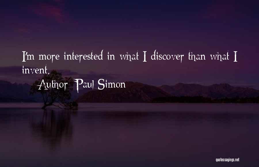 Pavonis Interactive Quotes By Paul Simon