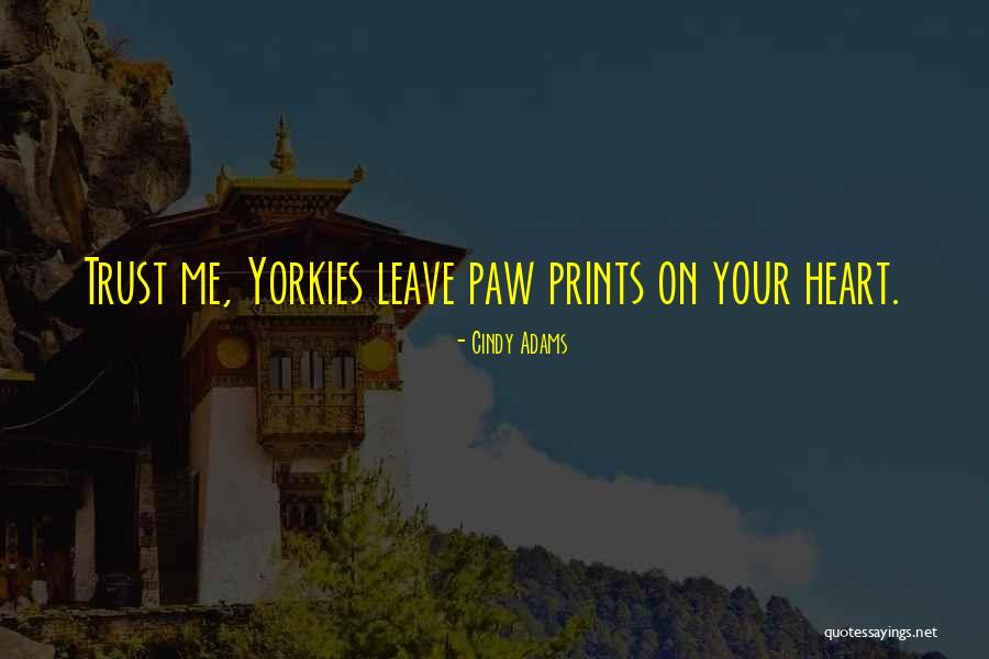 Paw Prints Quotes By Cindy Adams Paw Prints Quotes By Cindy Adams