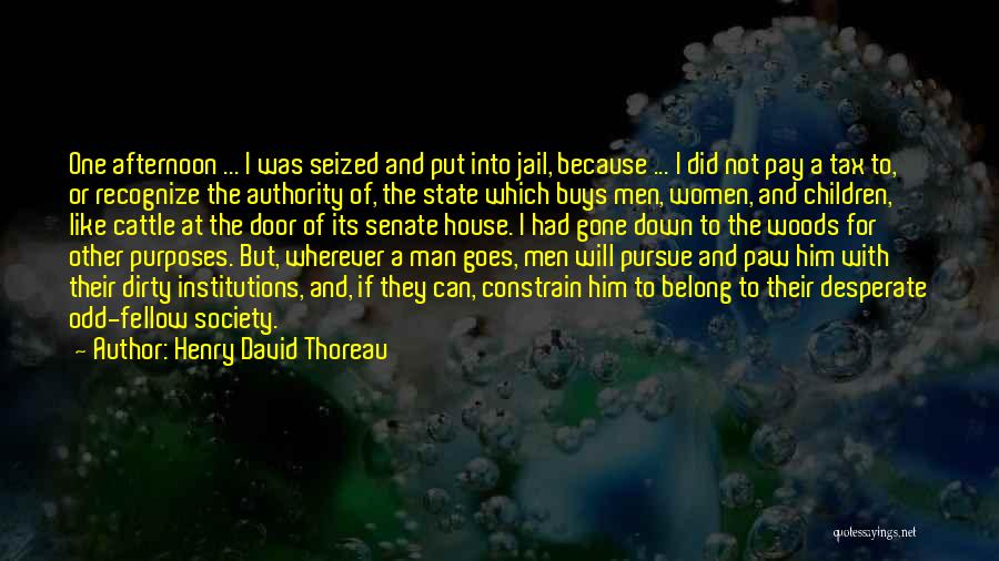Paw Quotes By Henry David Thoreau