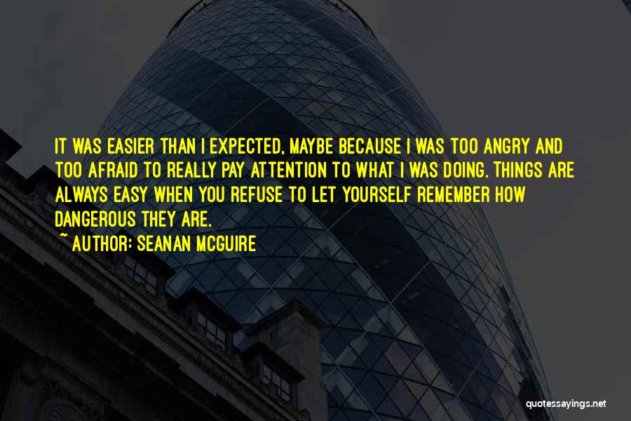 Pay Attention To Yourself Quotes By Seanan McGuire