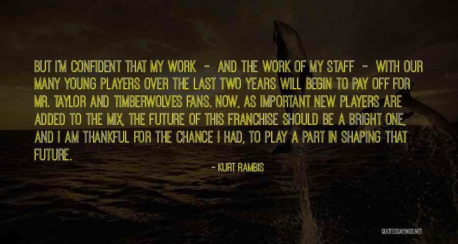 Pay For Play Quotes By Kurt Rambis