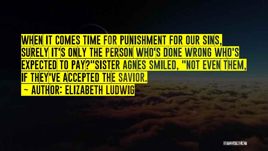 Pay For Sins Quotes By Elizabeth Ludwig