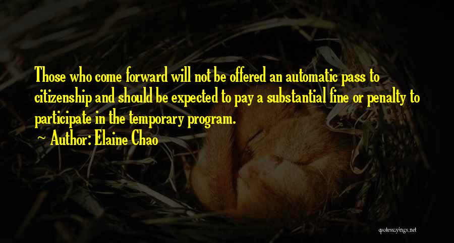 Pay Forward Quotes By Elaine Chao