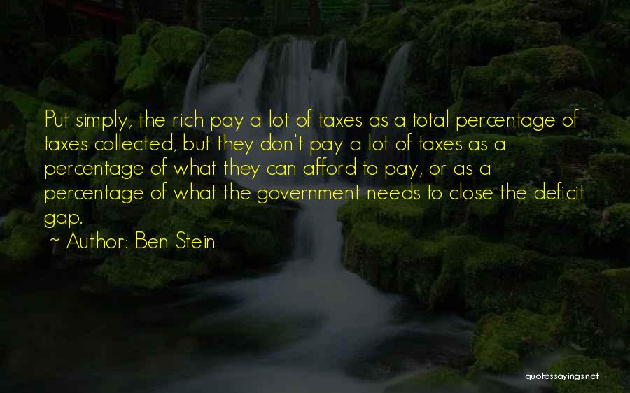 Pay Gap Quotes By Ben Stein