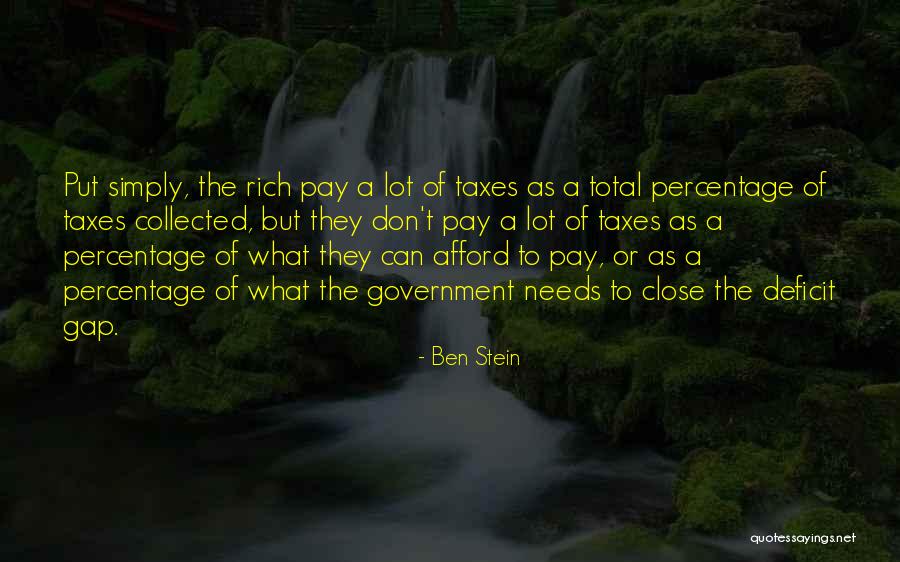 Pay Gap Quotes By Ben Stein