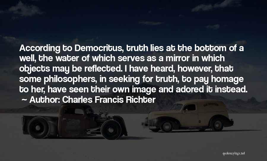 Pay Homage Quotes By Charles Francis Richter