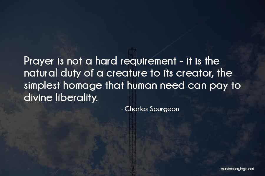 Pay Homage Quotes By Charles Spurgeon