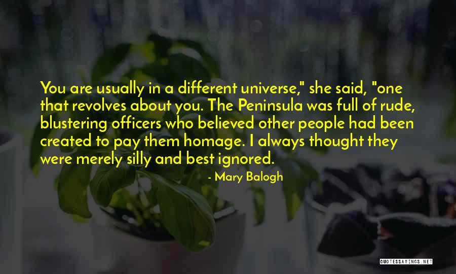 Pay Homage Quotes By Mary Balogh