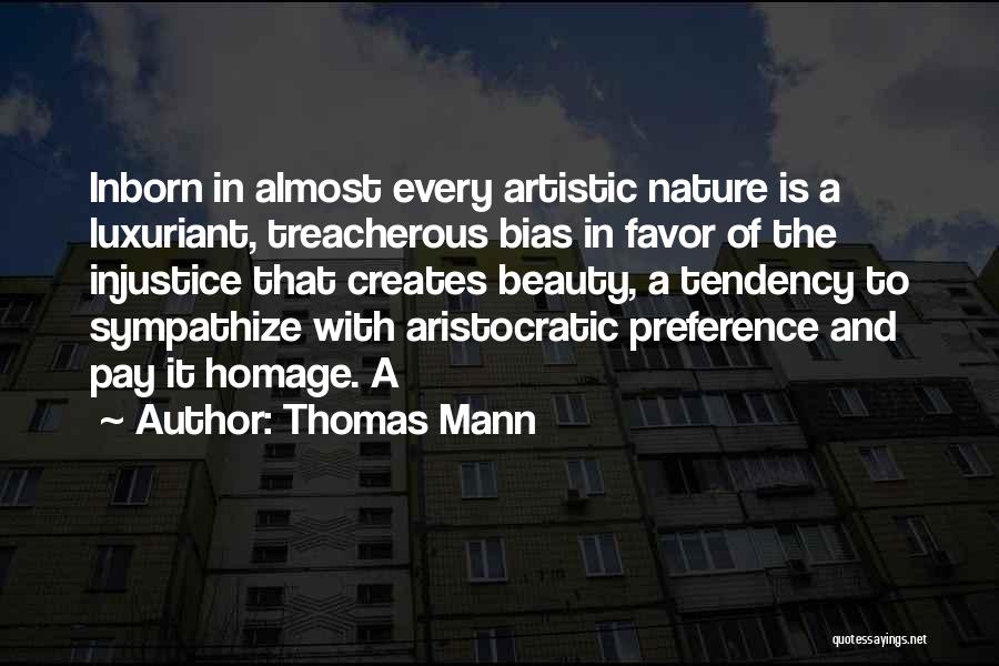 Pay Homage Quotes By Thomas Mann