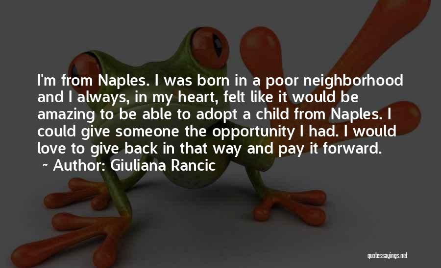 Pay It Forward Quotes By Giuliana Rancic