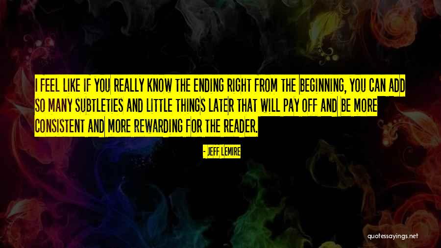 Pay Now Or Pay Later Quotes By Jeff Lemire