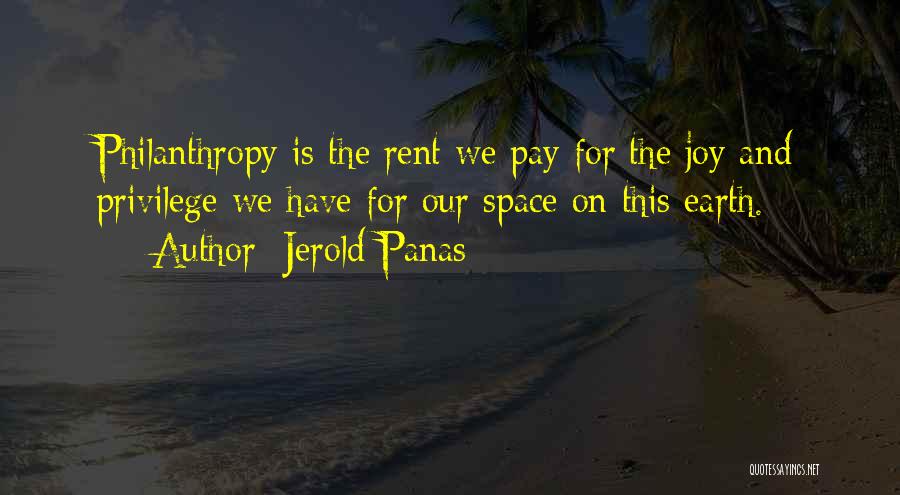 Pay Rent Quotes By Jerold Panas