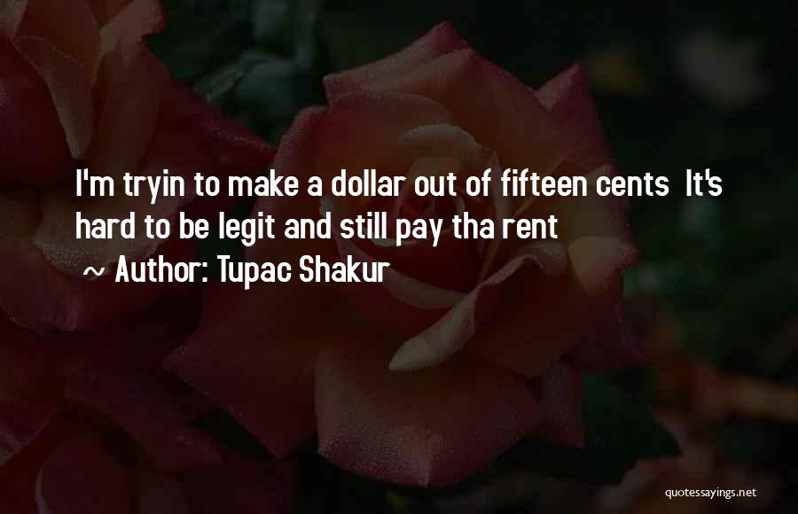 Pay Rent Quotes By Tupac Shakur