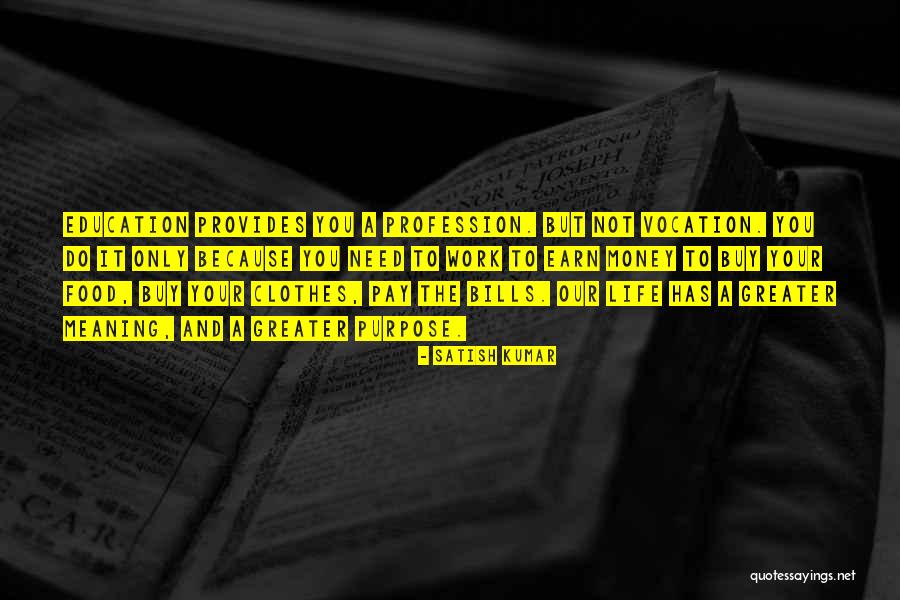Pay The Bills Quotes By Satish Kumar Pay The Bills Quotes By Satish Kumar