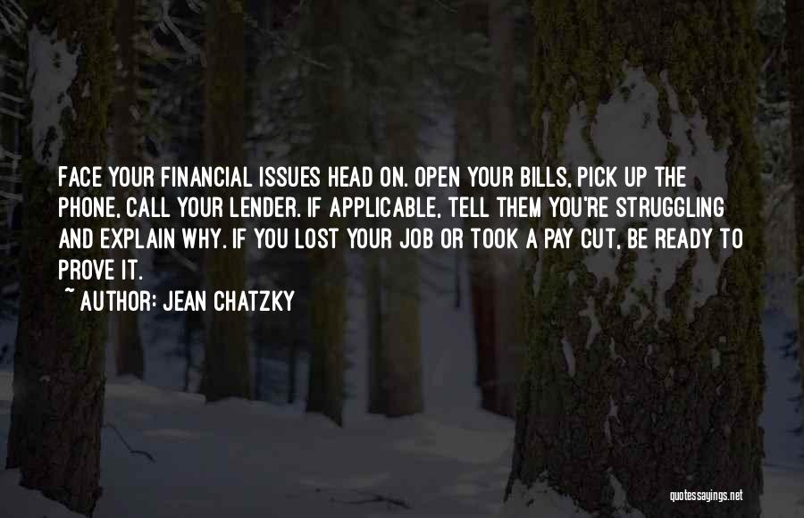 Pay Your Bills Quotes By Jean Chatzky