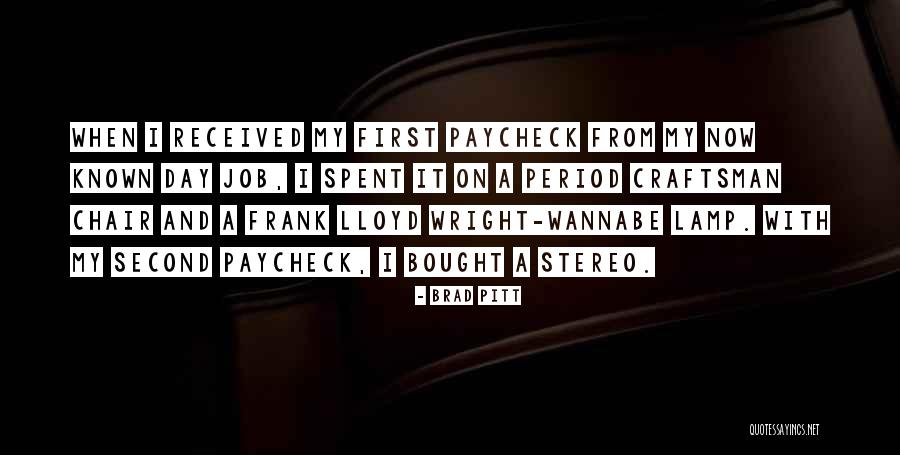 Paycheck Quotes By Brad Pitt Paycheck Quotes By Brad Pitt