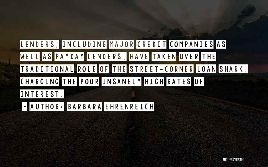 Payday Loan Quotes By Barbara Ehrenreich