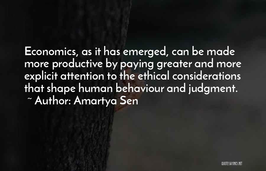 Paying Attention To Others Quotes By Amartya Sen