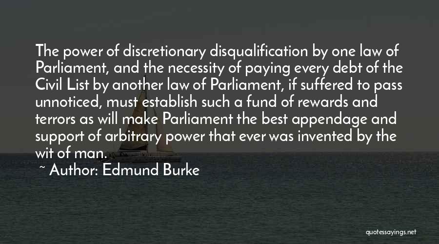 Paying Debt Quotes By Edmund Burke