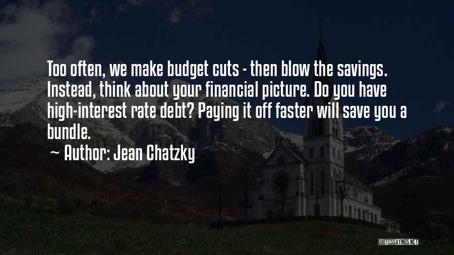 Paying Debt Quotes By Jean Chatzky