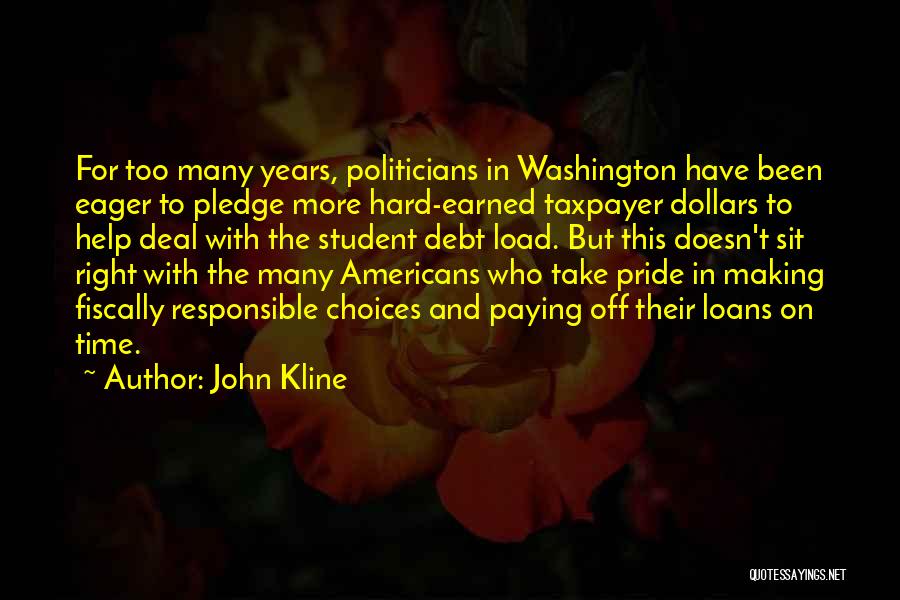 Paying Debt Quotes By John Kline