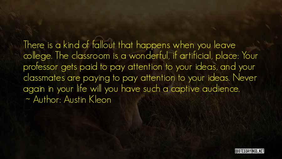 Paying For College Quotes By Austin Kleon