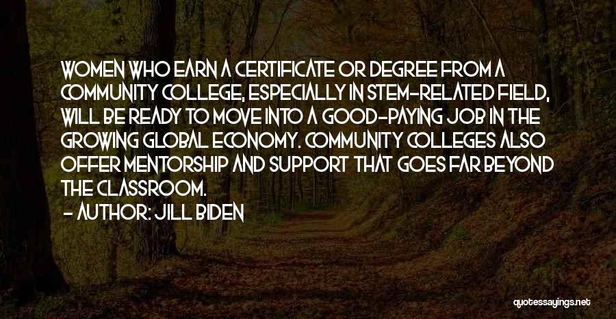 Paying For College Quotes By Jill Biden
