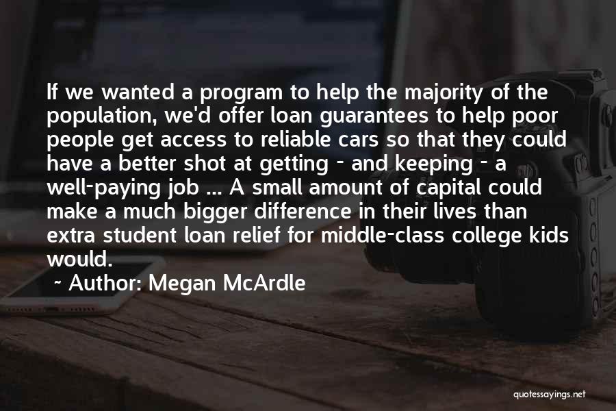 Paying For College Quotes By Megan McArdle