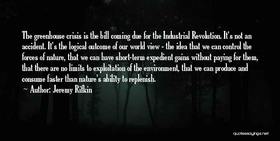 Paying The Bill Quotes By Jeremy Rifkin