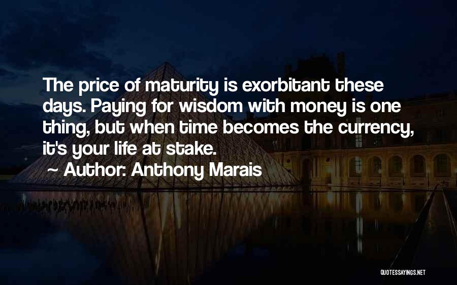 Paying The Price Quotes By Anthony Marais