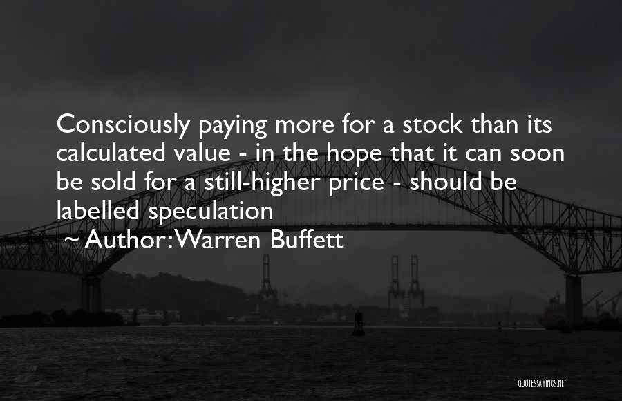 Paying The Price Quotes By Warren Buffett