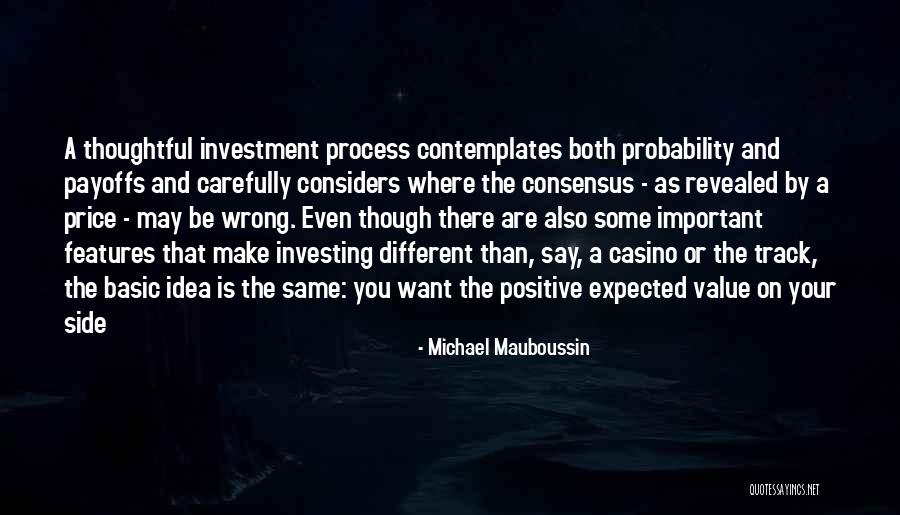 Payoffs Quotes By Michael Mauboussin Payoffs Quotes By Michael Mauboussin