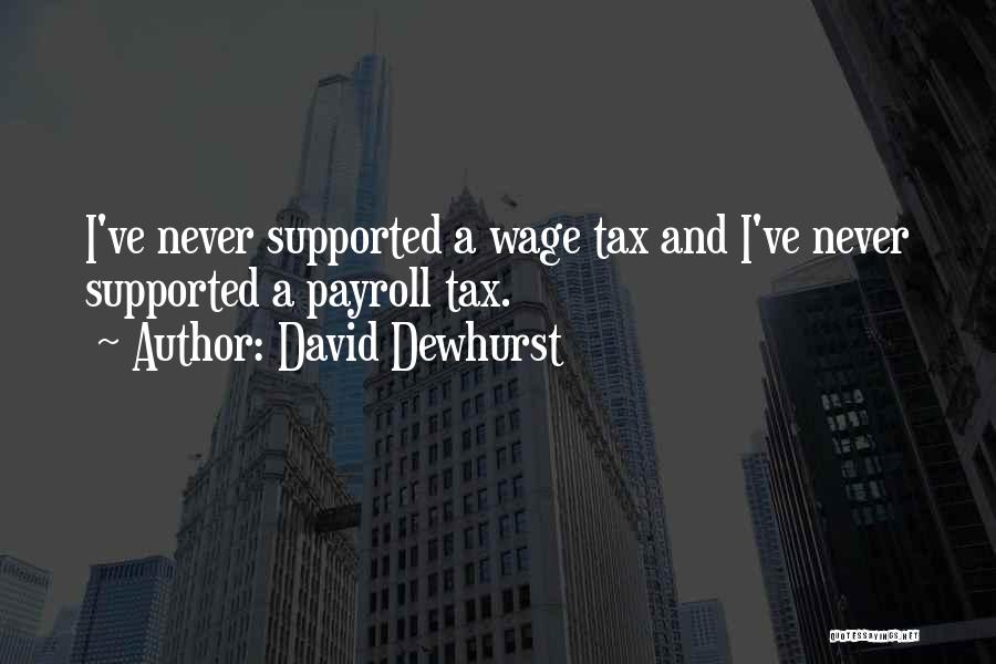 Payroll Quotes By David Dewhurst