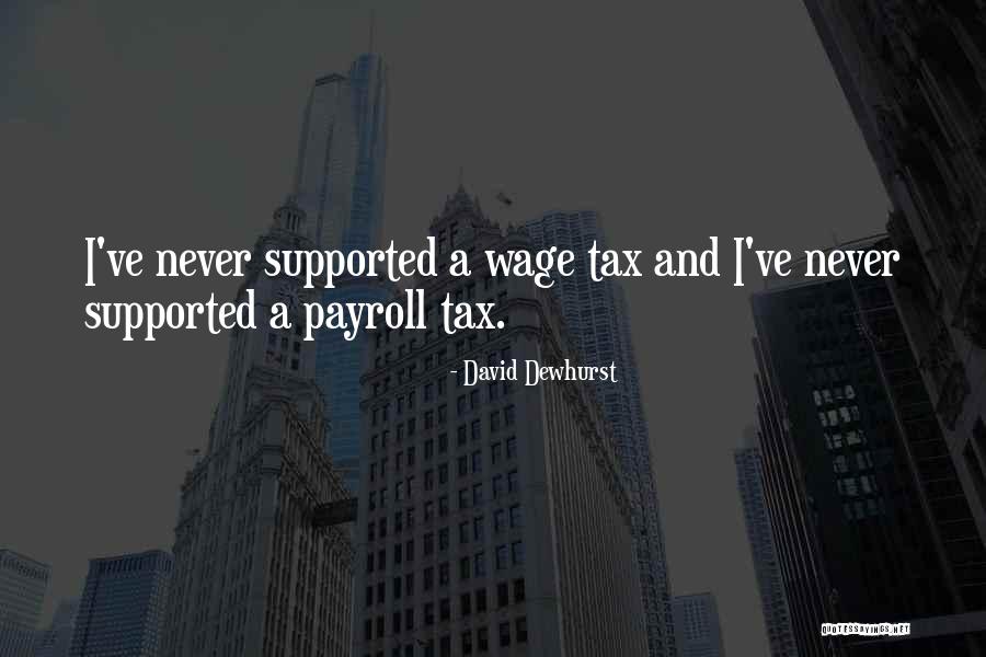 Payroll Quotes By David Dewhurst