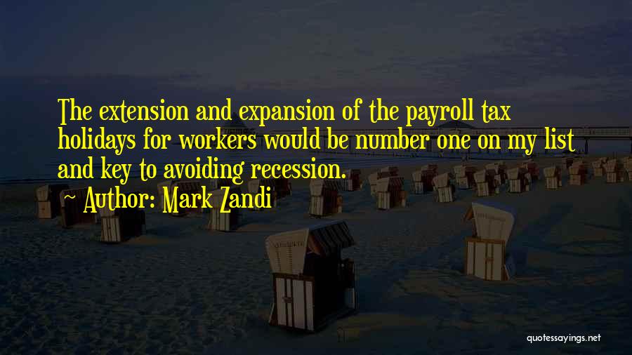 Payroll Quotes By Mark Zandi