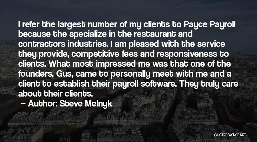 Payroll Quotes By Steve Melnyk