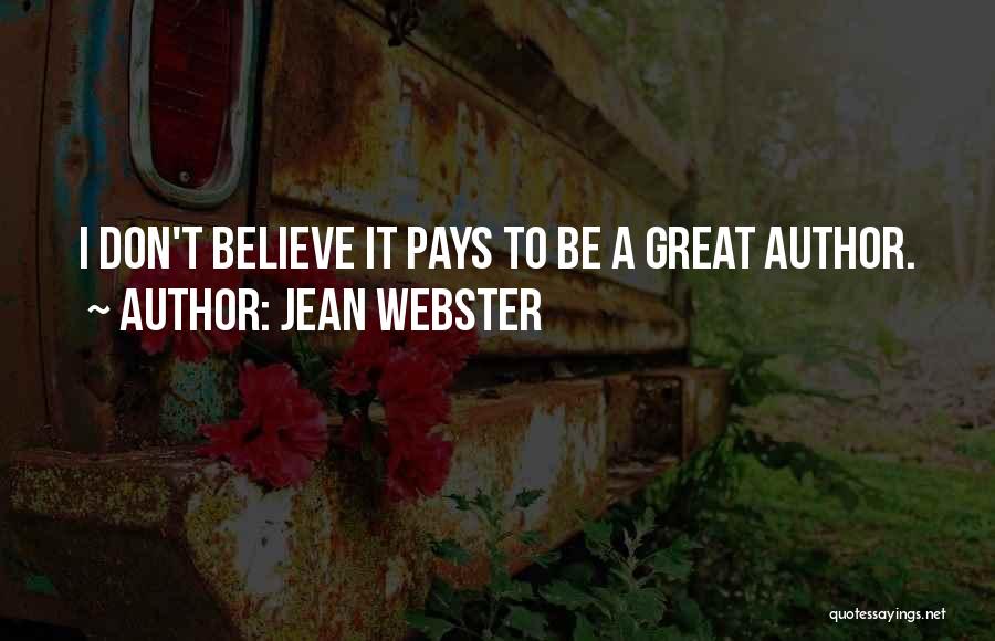 Pays Quotes By Jean Webster
