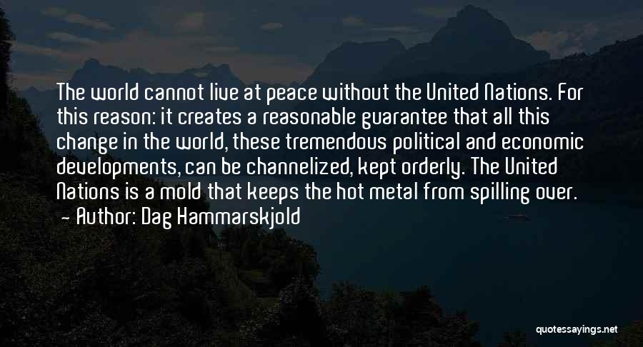 Peace All Over The World Quotes By Dag Hammarskjold