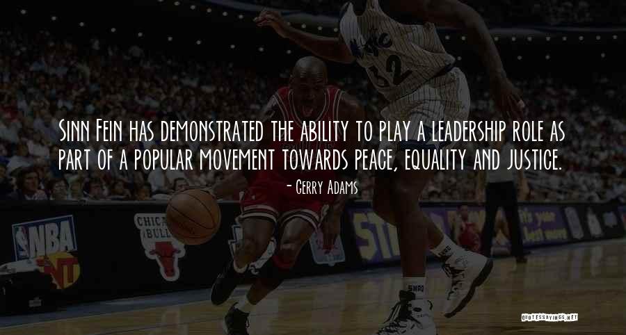 Peace And Equality Quotes By Gerry Adams Peace And Equality Quotes By Gerry Adams