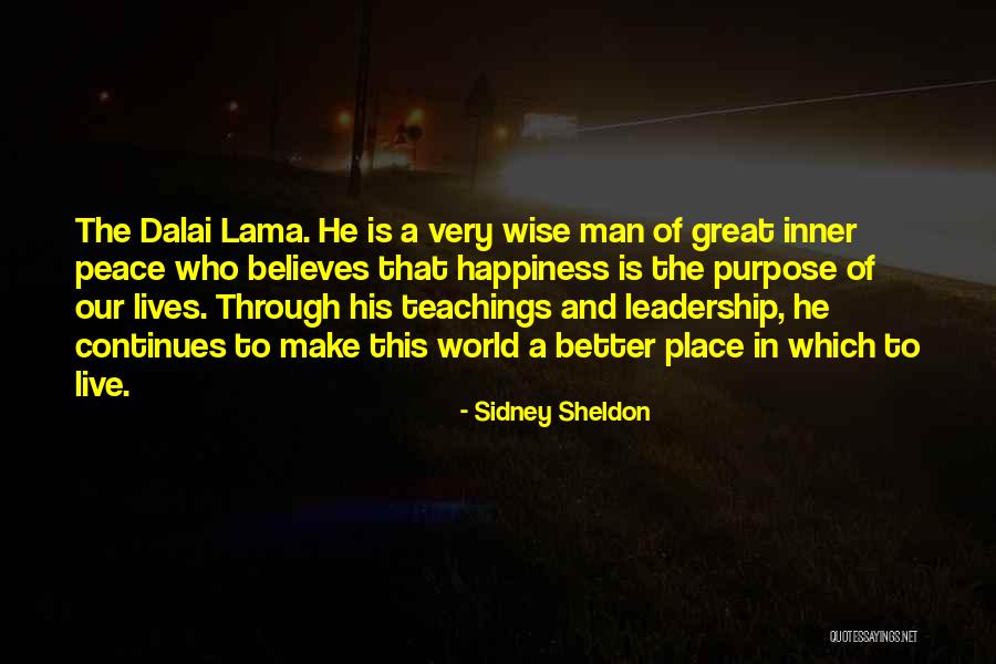 Peace And Happiness Quotes By Sidney Sheldon