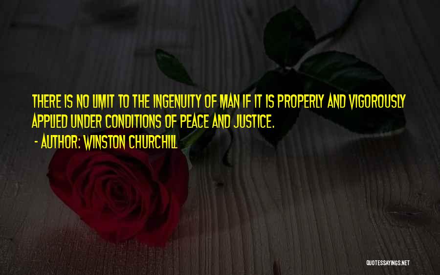 Peace And Justice Quotes By Winston Churchill