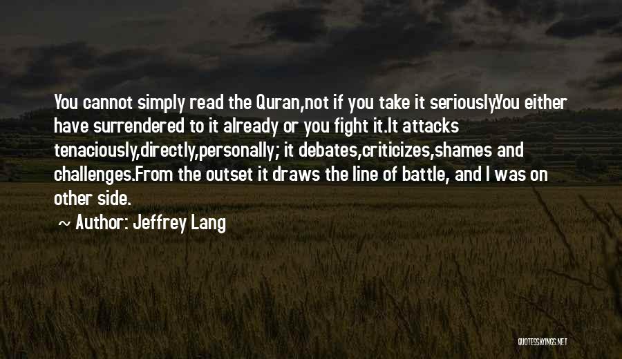 Peace And Kindness Quotes By Jeffrey Lang